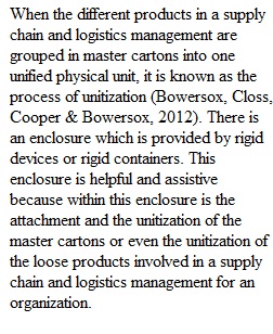 Week 5 Warehouses, Containers & Reverse Logistics